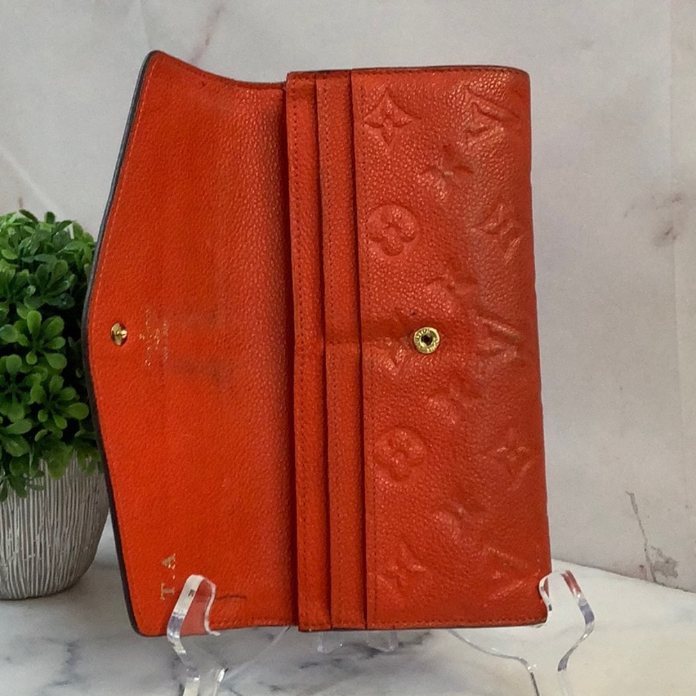 GUC Louis Vuitton Empreinte Orange Women's Wallet - Picture 11 of 11